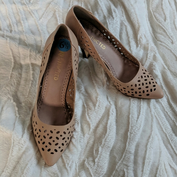 Restricted Shoes - 💜 Restricted Laser Cut-Out Heels💜